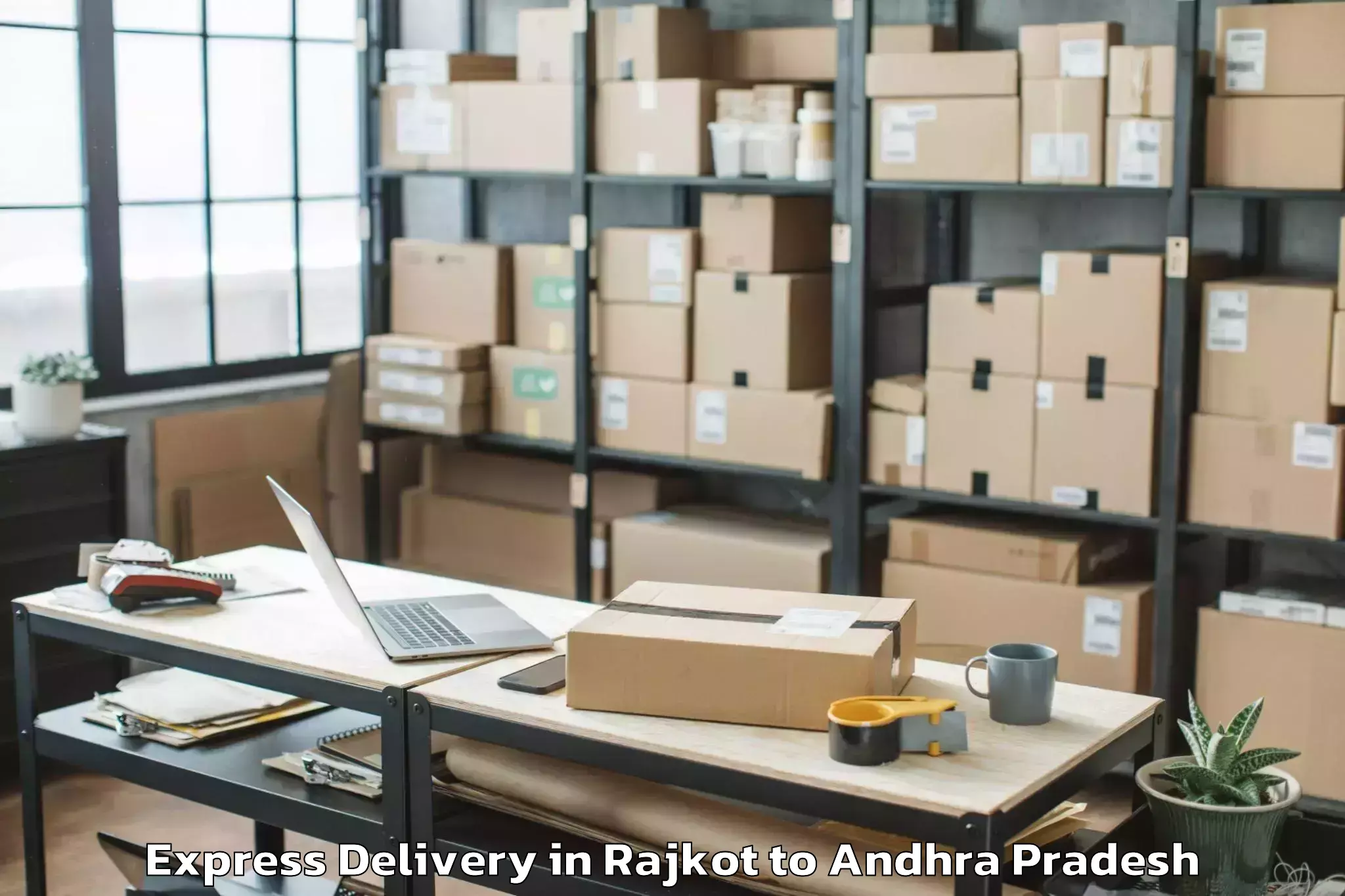 Leading Rajkot to Pedda Panjani Express Delivery Provider